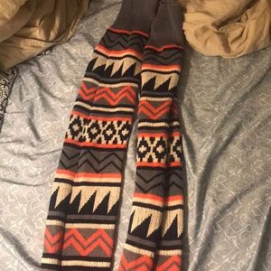 NWOT Free people over knee leg warmers